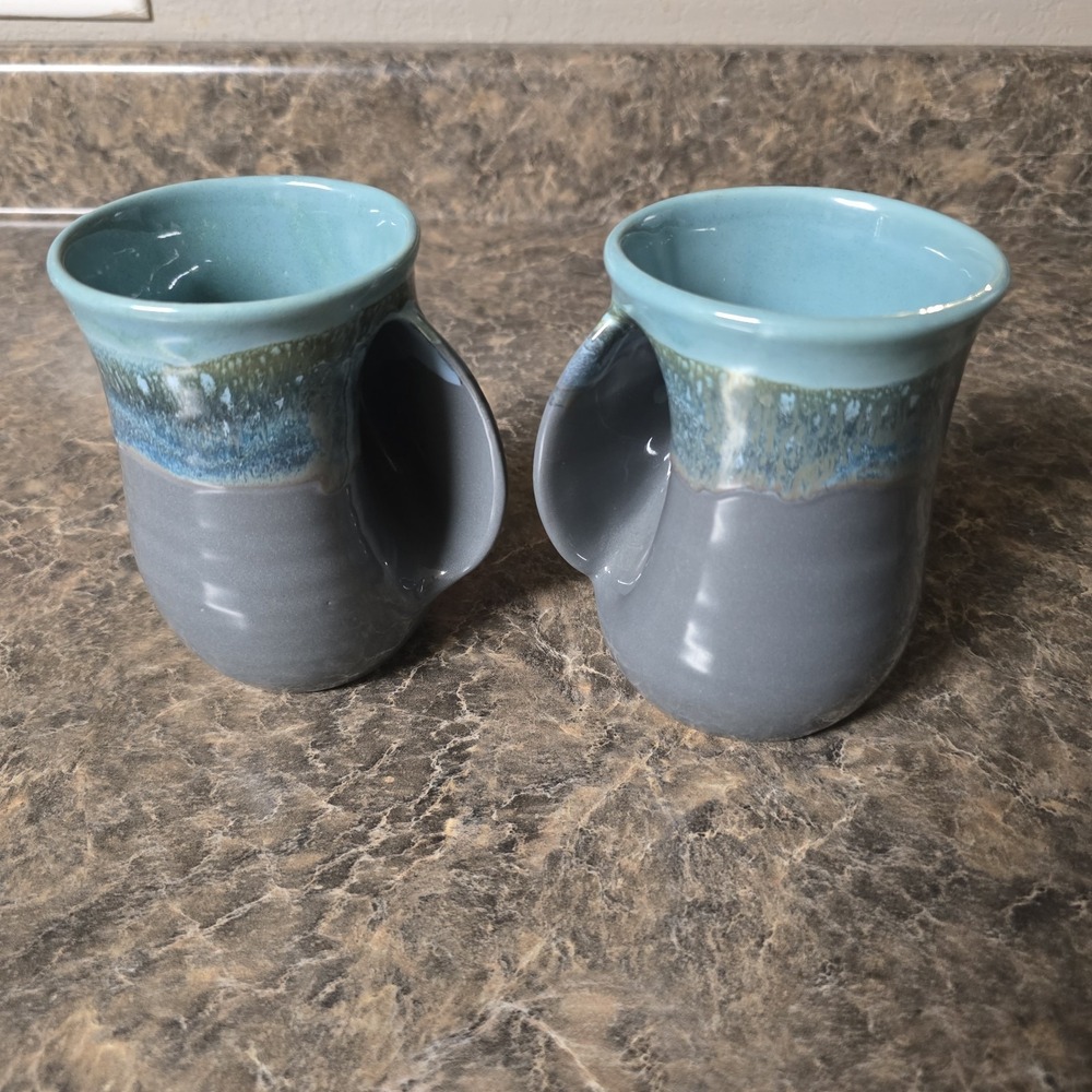Clay in Motion "Handwarmer" Mug Set (Left & Right Handed)